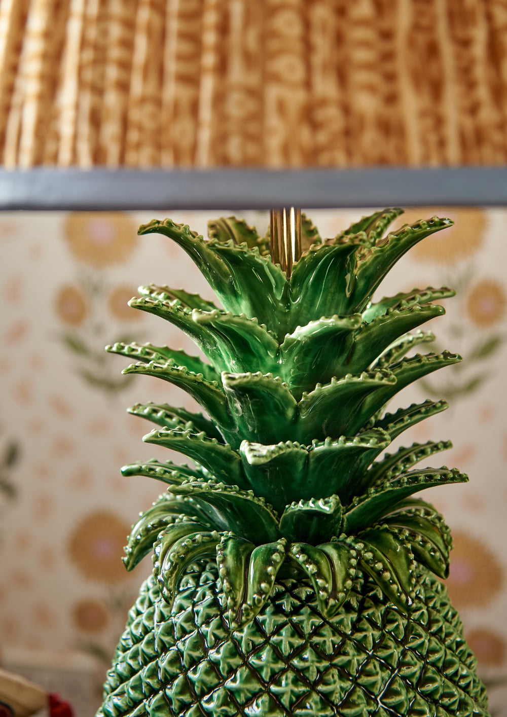 Green Pineapple Ceramic Lamp Base 6