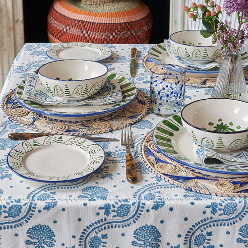 Colombian String Blue Table Mat