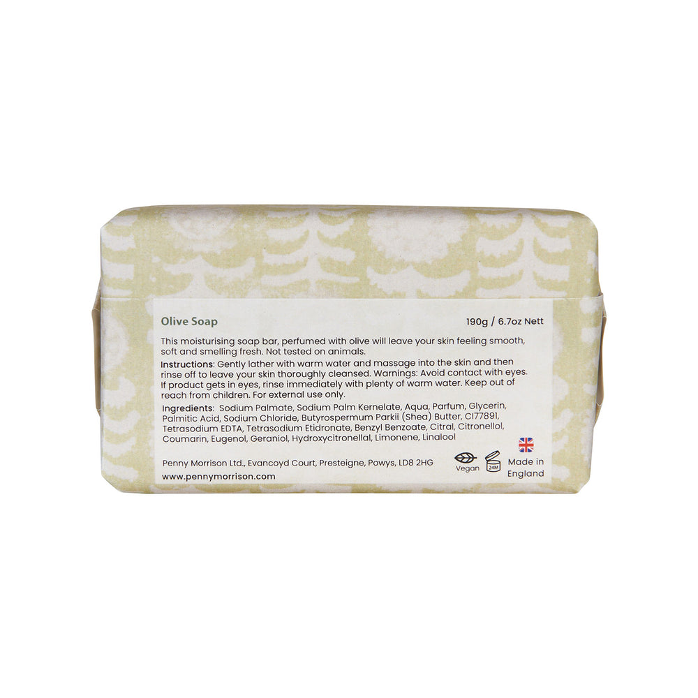Olive Scented Wrapped Soap Bar 2