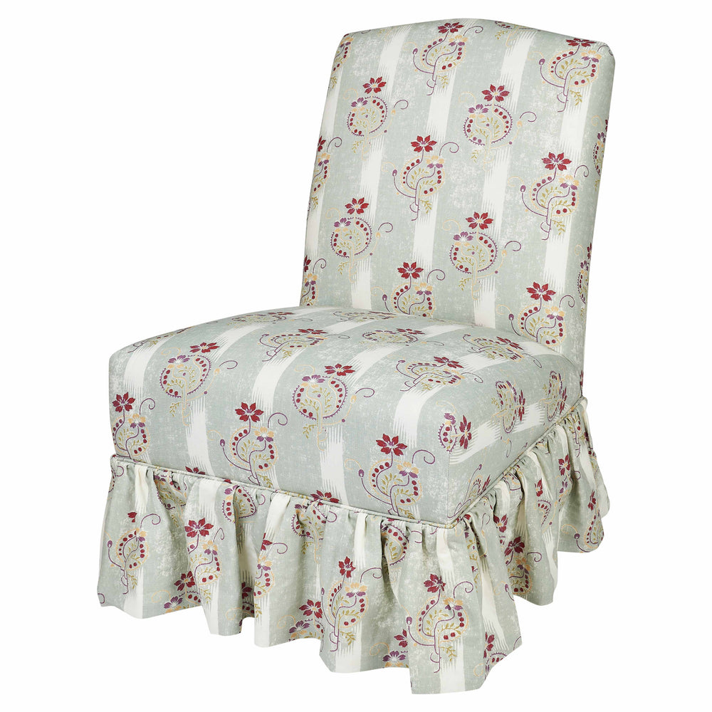 Made to Order Slipper Chair with Loose Pleated Skirt 2