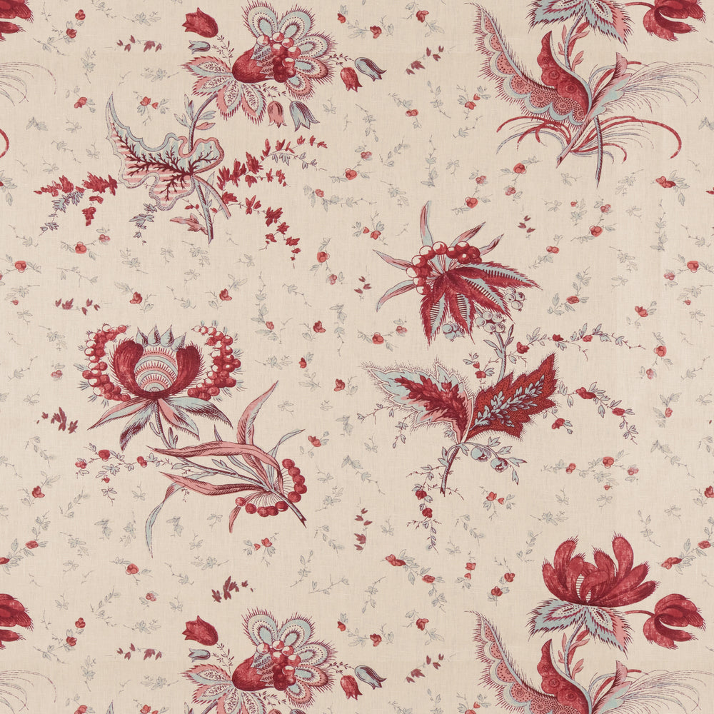 Thistle Flower Pink/Blue Fabric 3