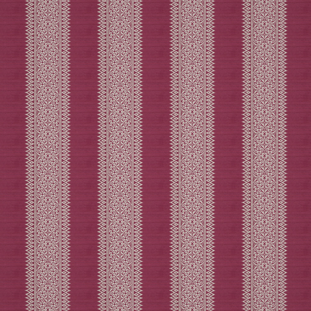 Totem Vertical Stripe Red Fabric 4
