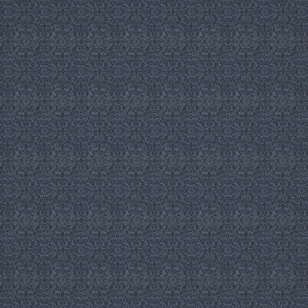 Diamond Ethnic Dark Blue Fabric 1