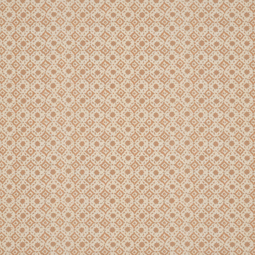 Floral Tile Cinnamon Fabric
