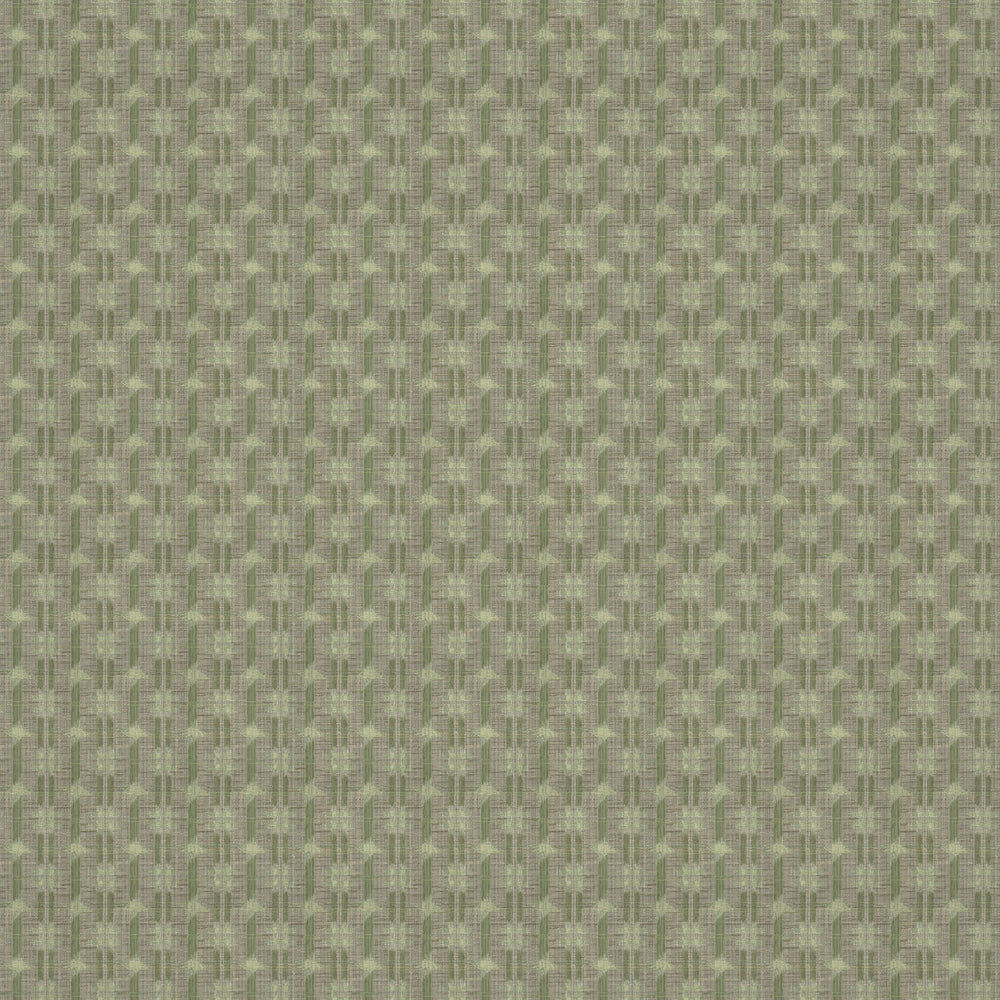 Inca Check Green Fabric 10