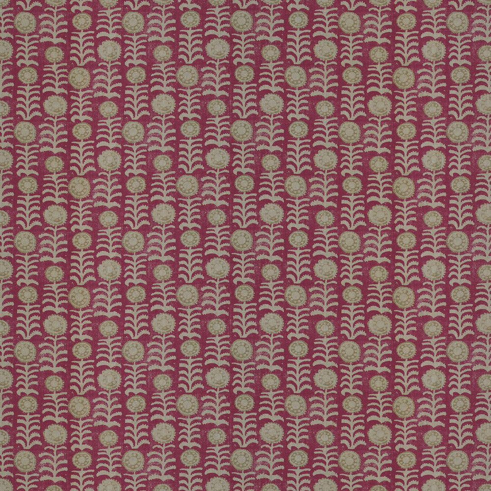 Killi Red/Beige on Natural Fabric 1