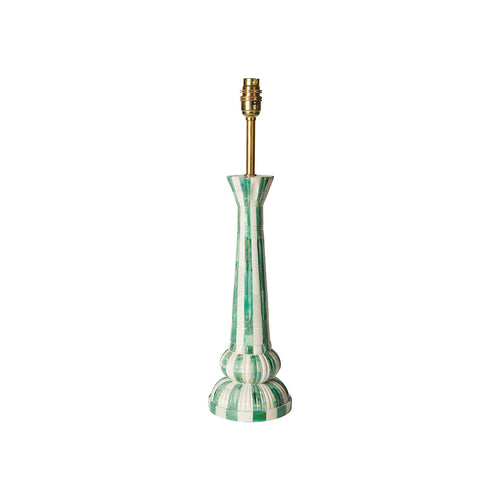 Green Stripe Shree Baba Lamp Base