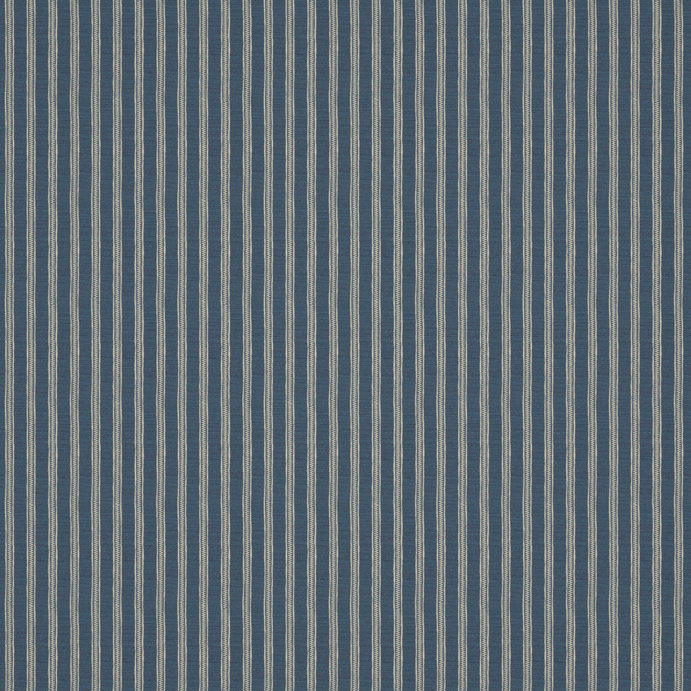 Ticking Stripe Ocean Fabric 9