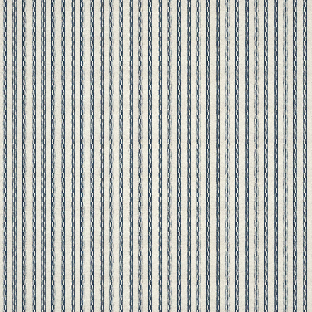 Ticking Stripe Ocean Fabric 1