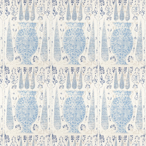 Vasari China Blue Fabric