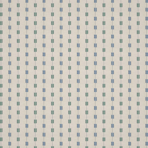 Zig Zag Stripe Azure/Kingfisher Fabric