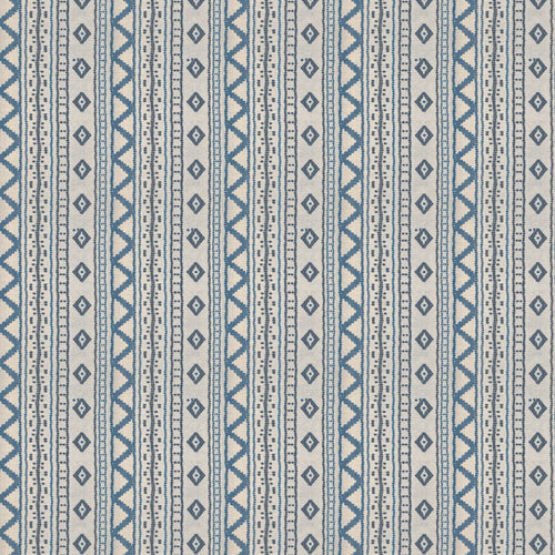 Andean Vertical Stripe Blue Sample