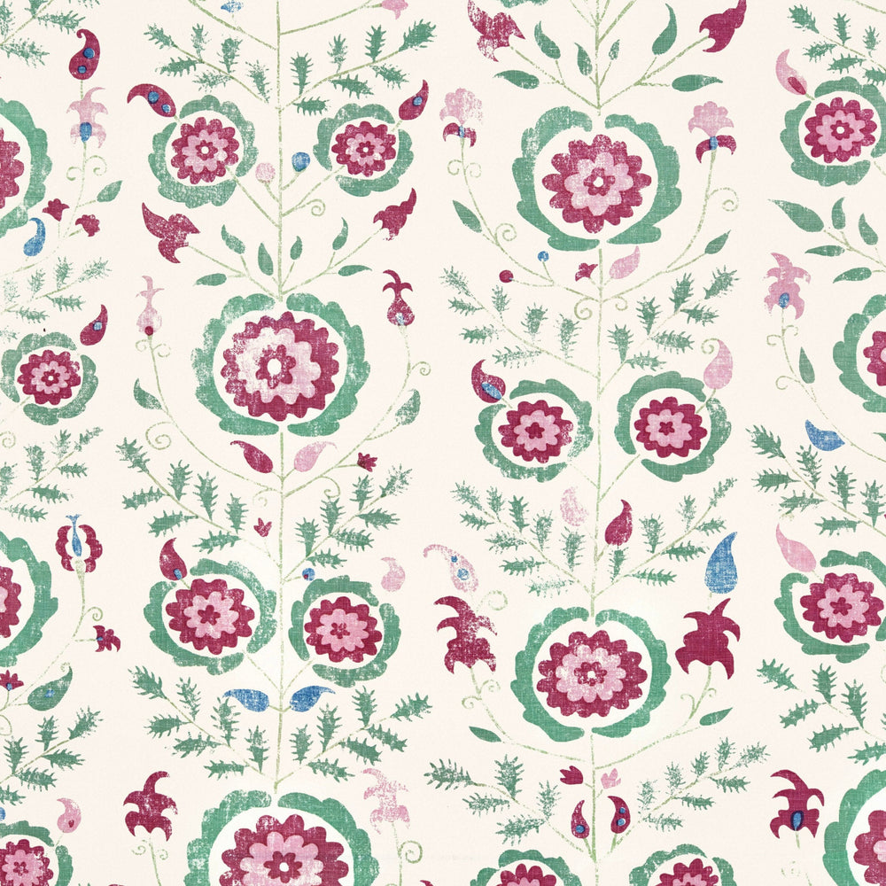 Simla Pink/Green Fabric 3