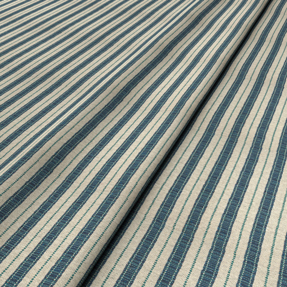 Sketched Stripe Ocean Fabric 5