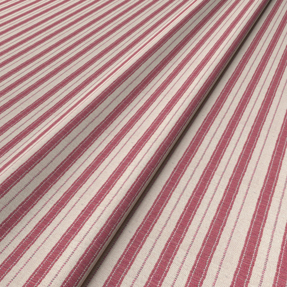 Sketched Stripe Pink Fabric 4