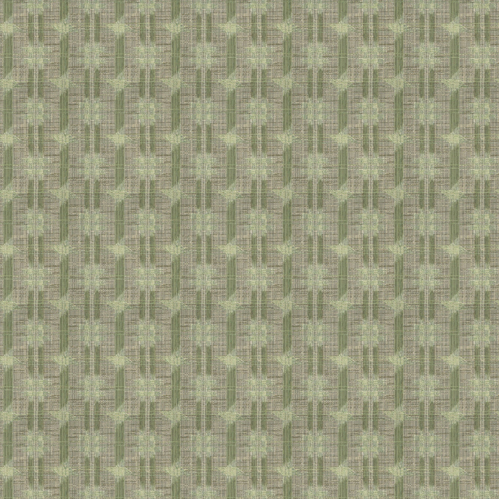 Inca Check Green Fabric 7