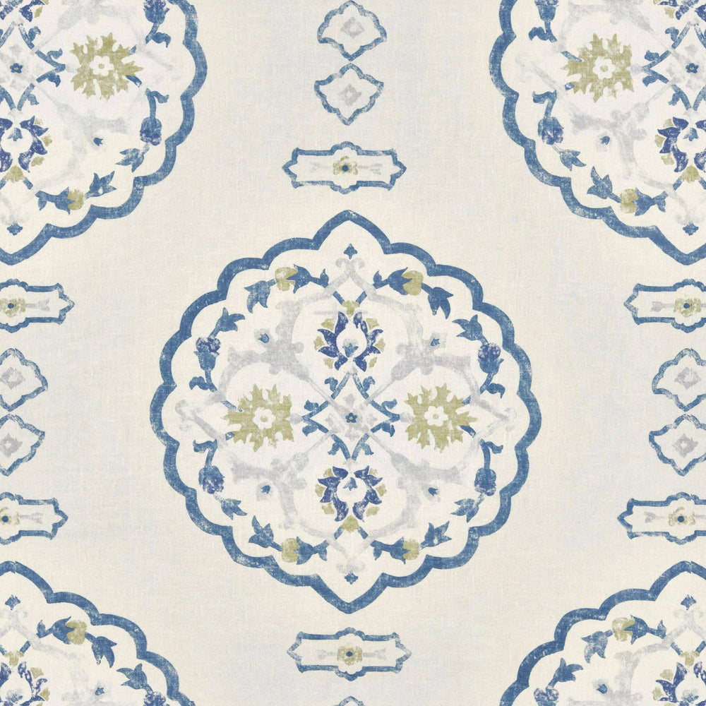 Waverton Blue Fabric 3