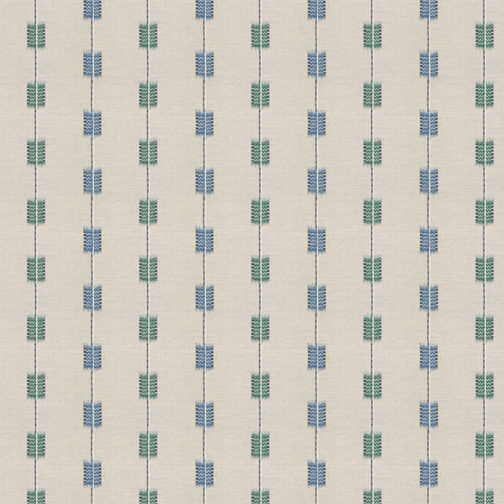 Zig Zag Stripe Azure/Kingfisher Fabric 3