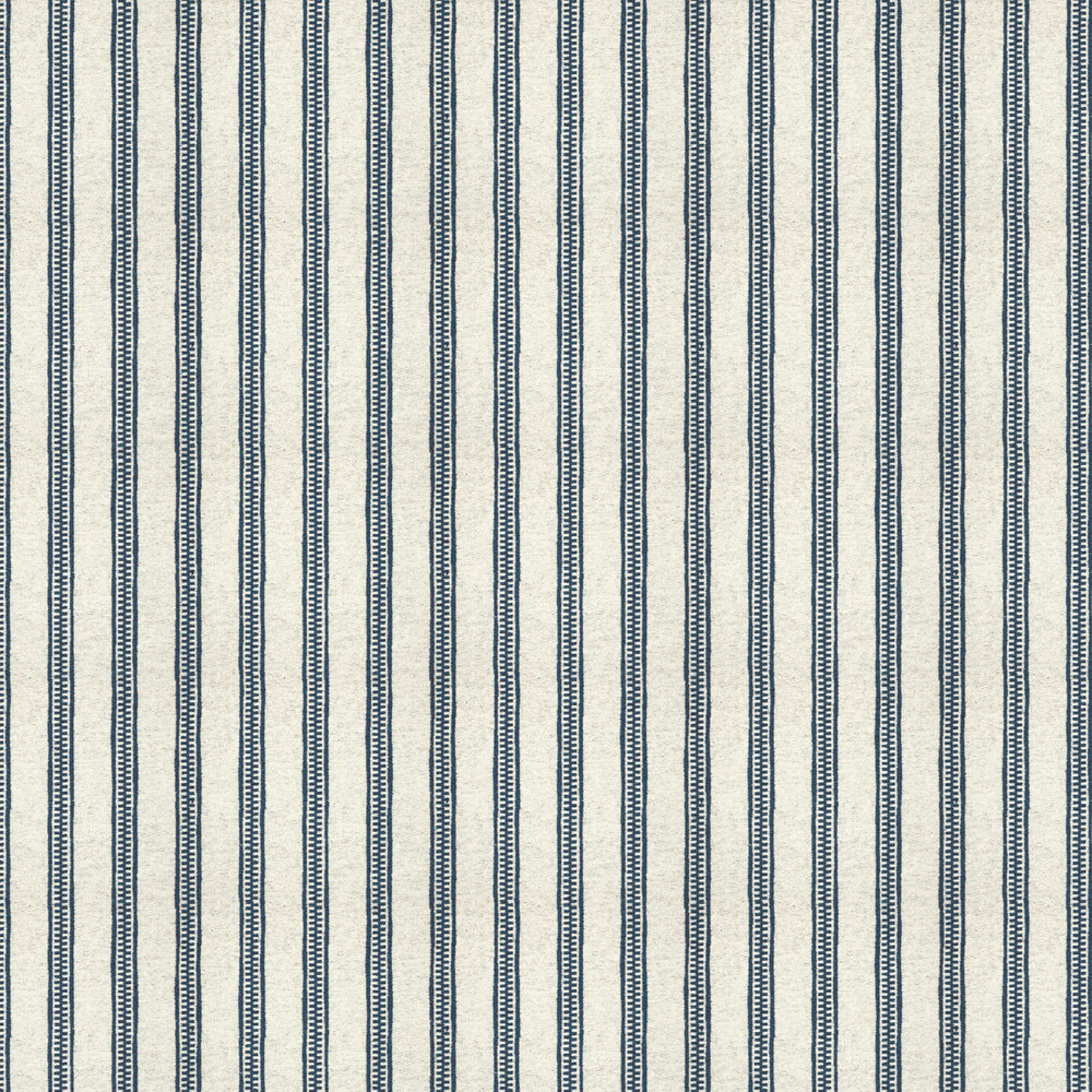 Ticking Stripe Ocean Fabric 3