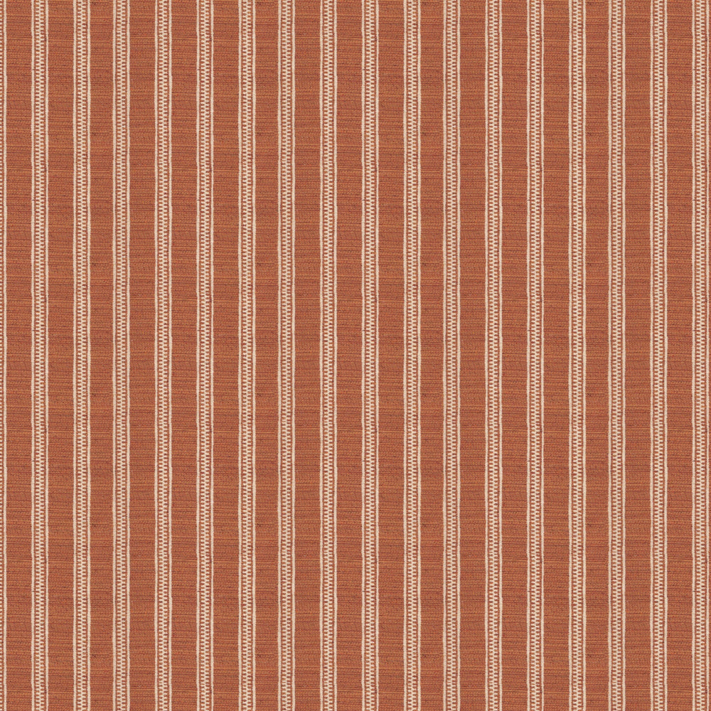 Ticking Stripe Ginger Fabric 5