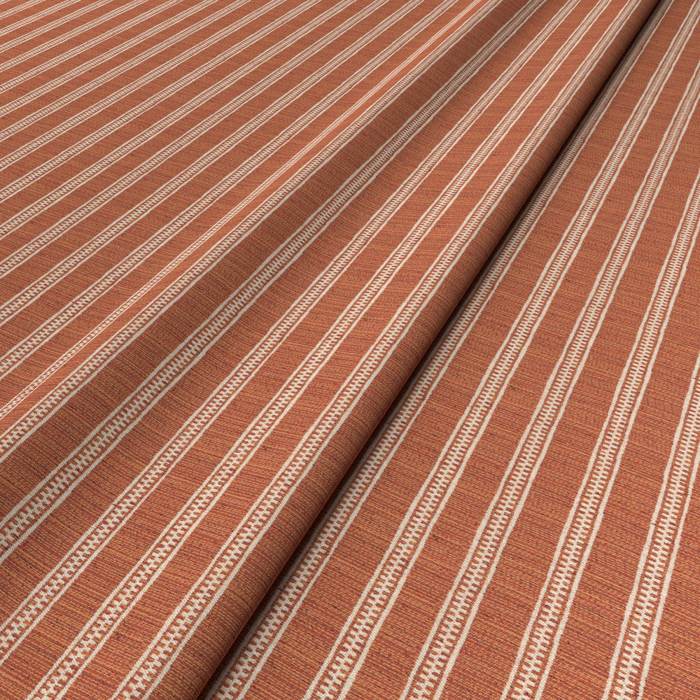 Ticking Stripe Ginger Fabric 8