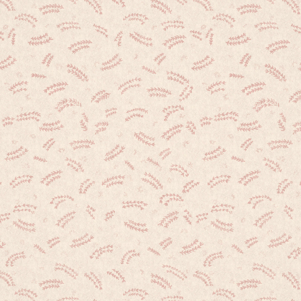 Pasha Sprig Pink Wallpaper Roll 1