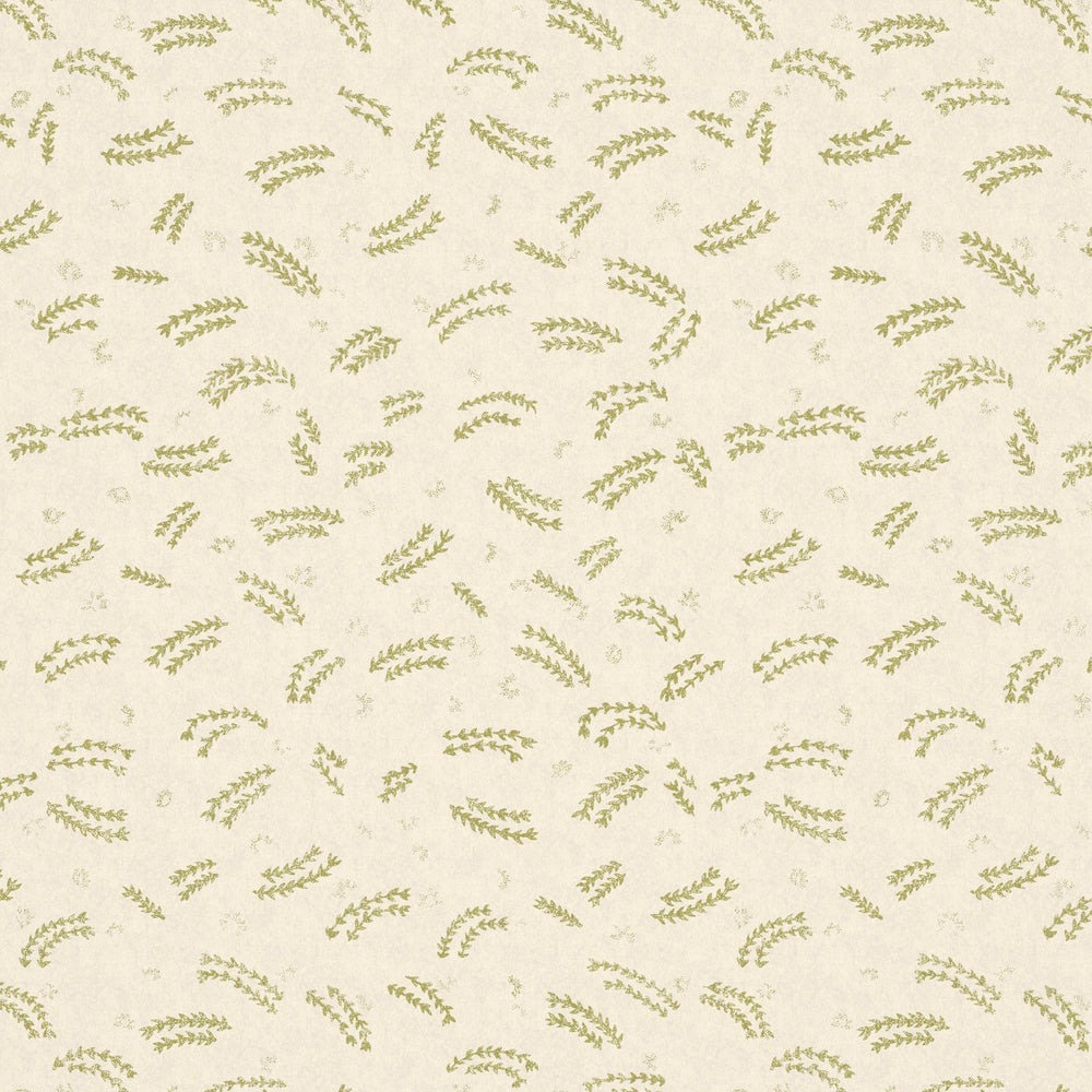 Pasha Sprig Soft Green Wallpaper Sample 1