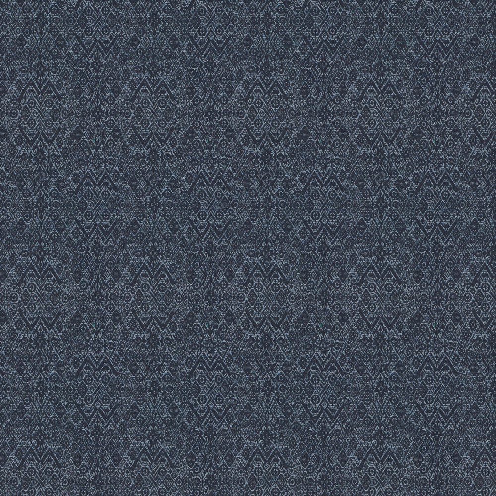 Diamond Ethnic Dark Blue Fabric 4