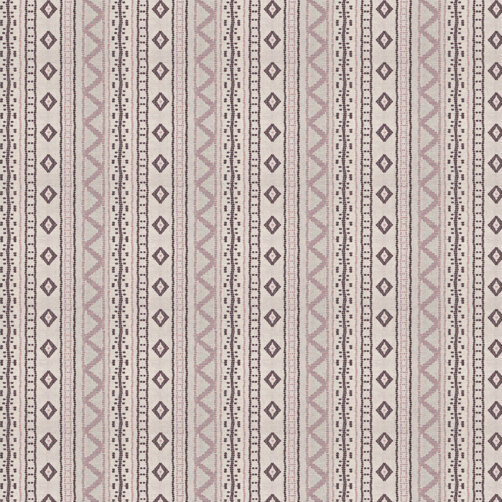 Andean Vertical Stripe Lilac/Purple Fabric 4