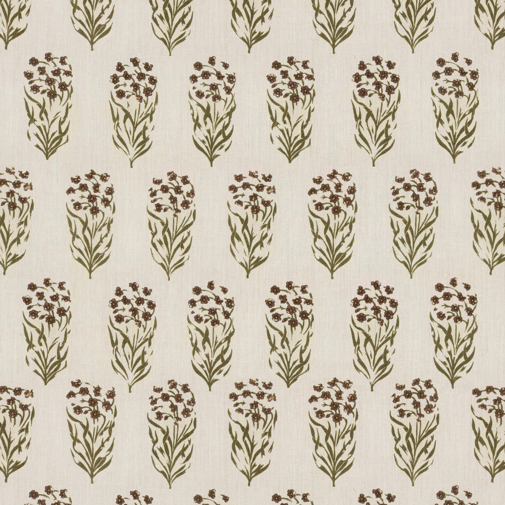 Kalindi Green/Sienna Fabric 5