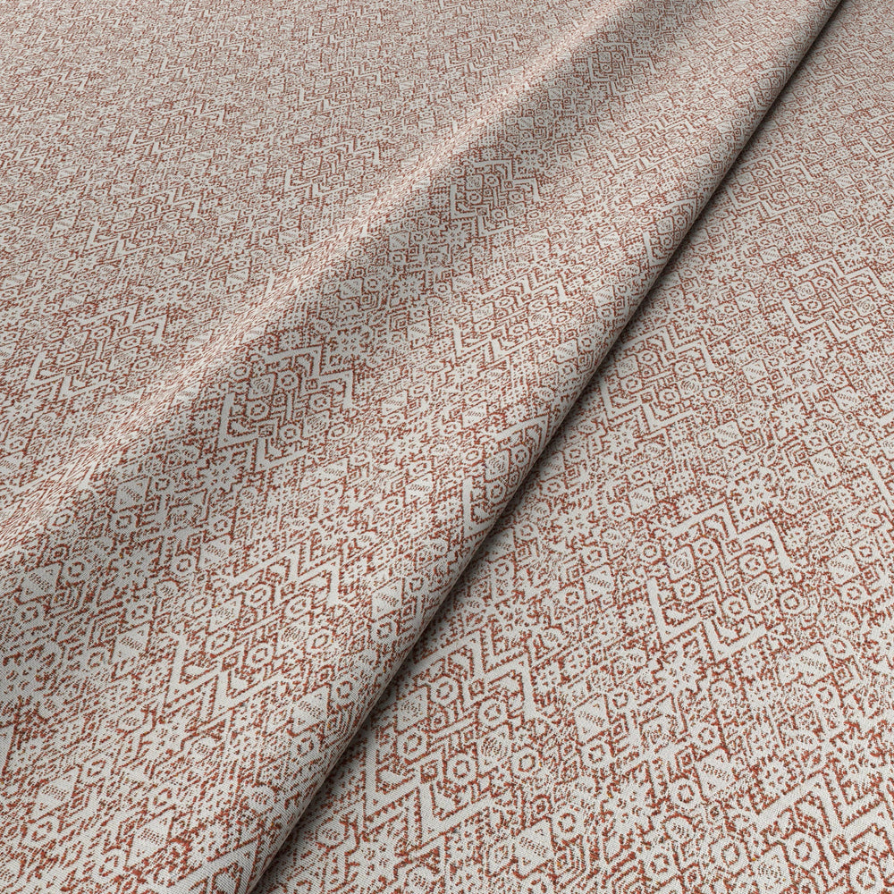 Diamond Ethnic Terracotta Fabric 6