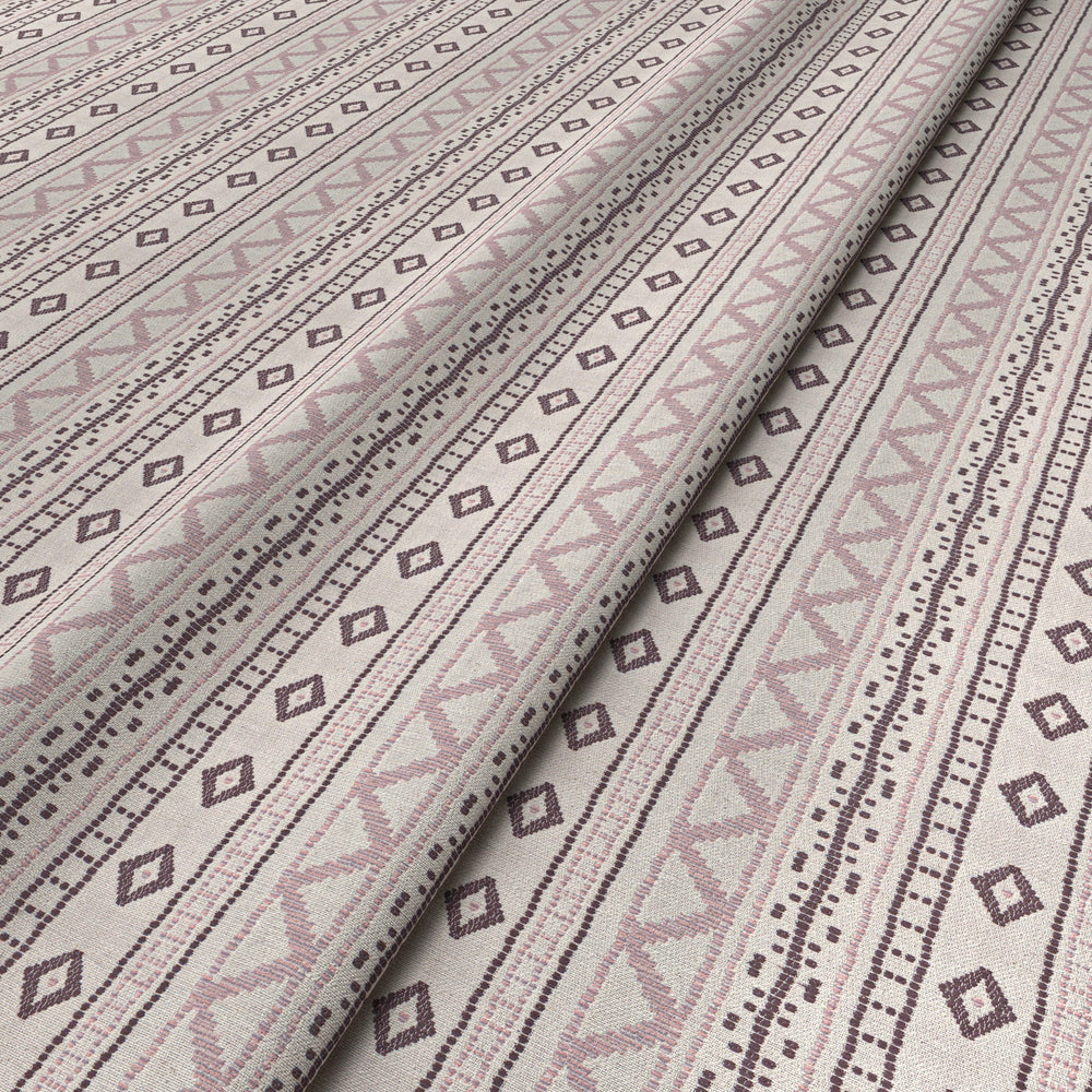 Andean Vertical Stripe Lilac/Purple Fabric 6