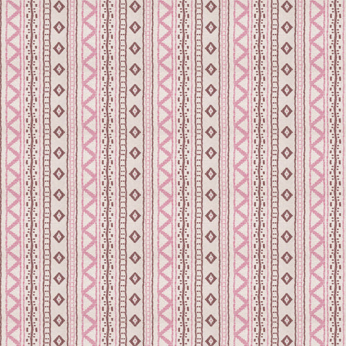 Andean Vertical Stripe Pink Sample