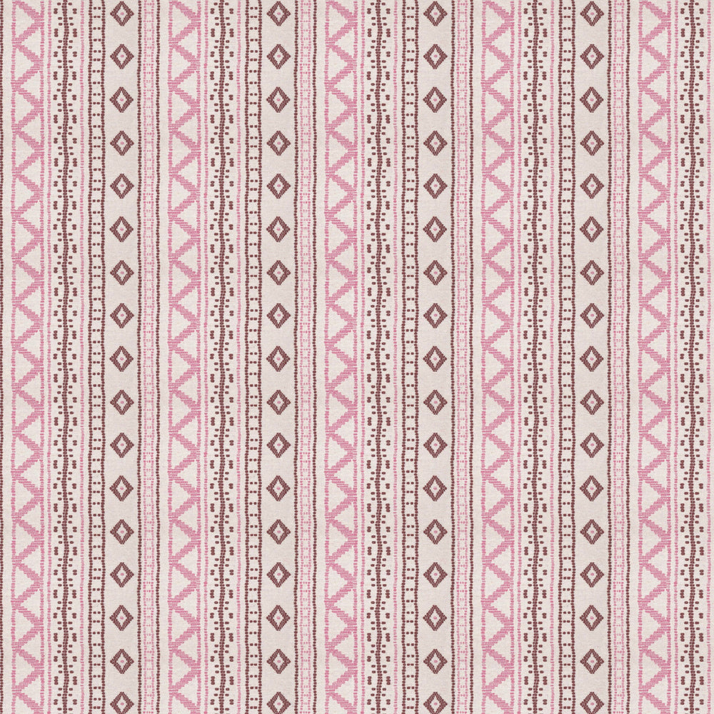 Andean Vertical Stripe Pink Sample 1