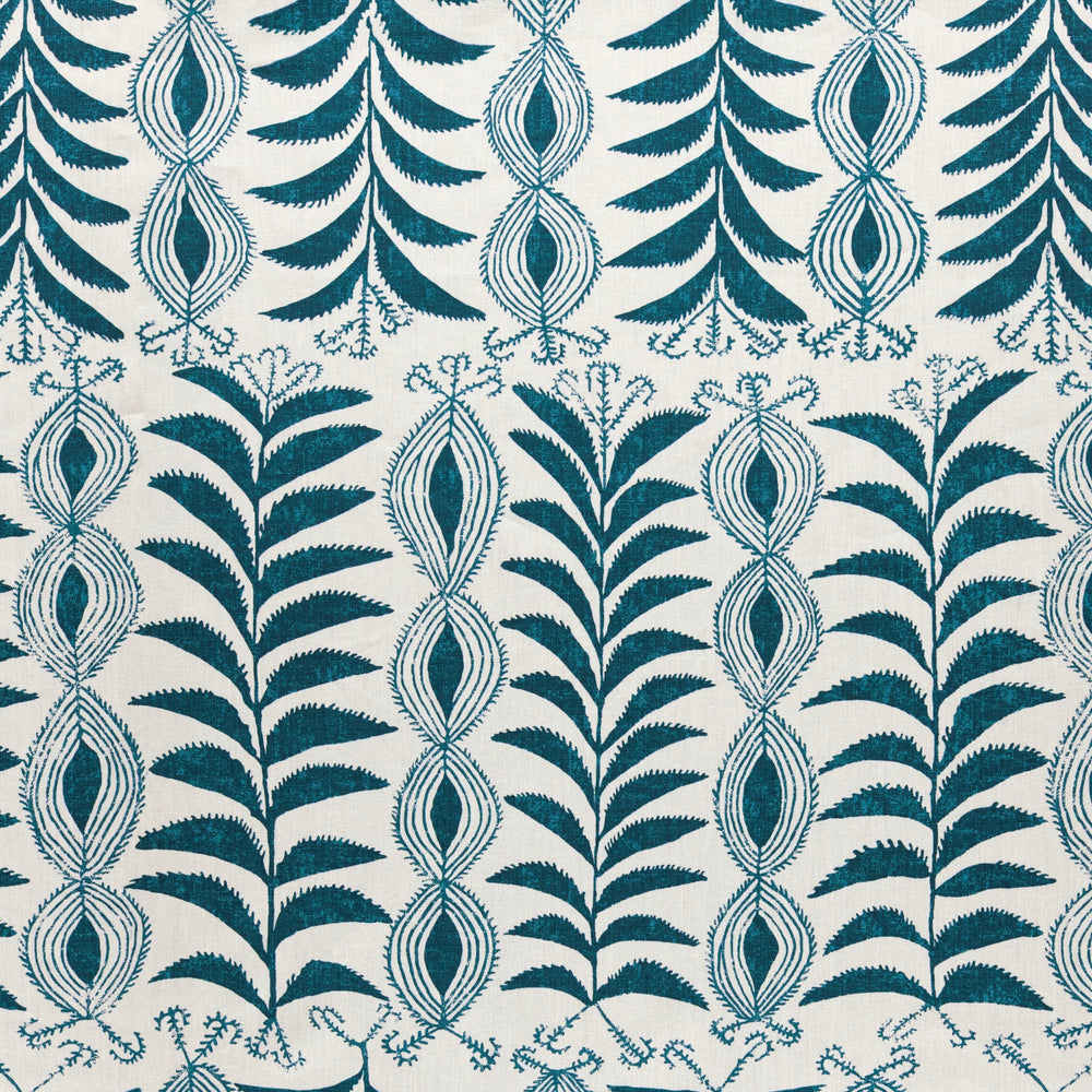 Zanzibar Petrol Blue Fabric 3