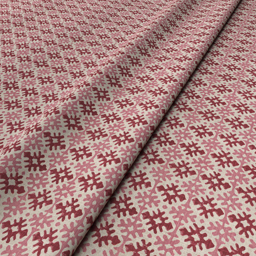 Hemant Pink/Red Fabric 6