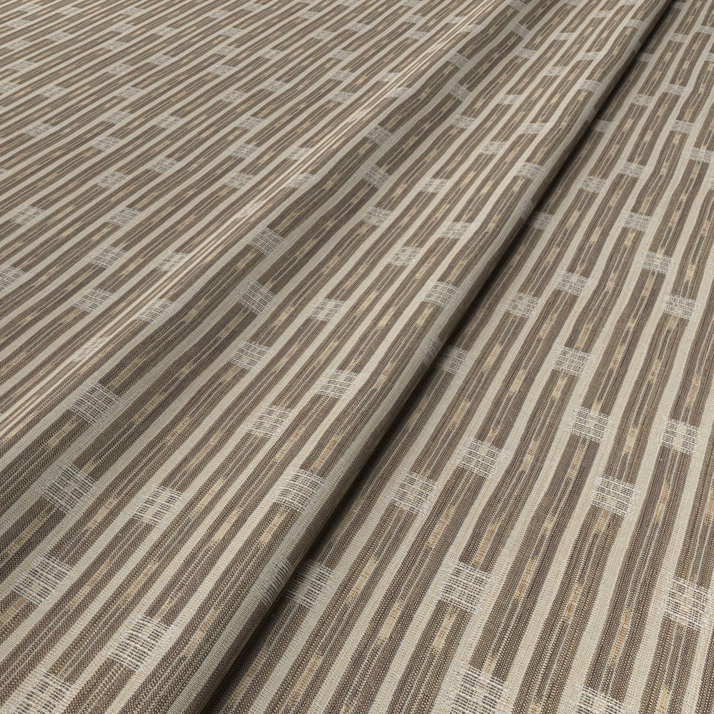 Inca Vertical Stripe Natural Fabric 6
