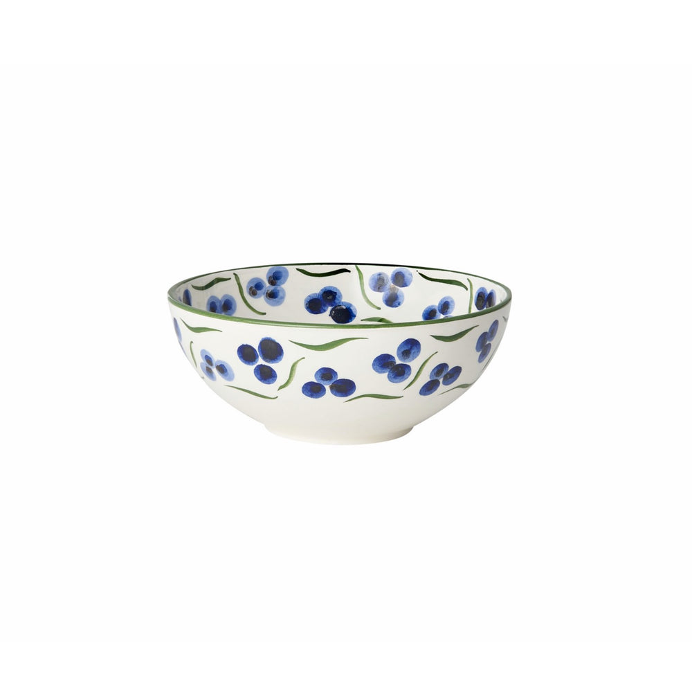 Blue and Green Chintamani Ceramic Pudding Bowl 1