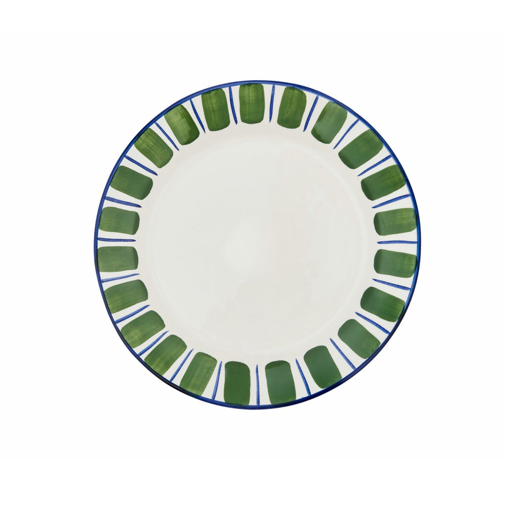 Blue and Green Granada Ceramic Large Plate 1