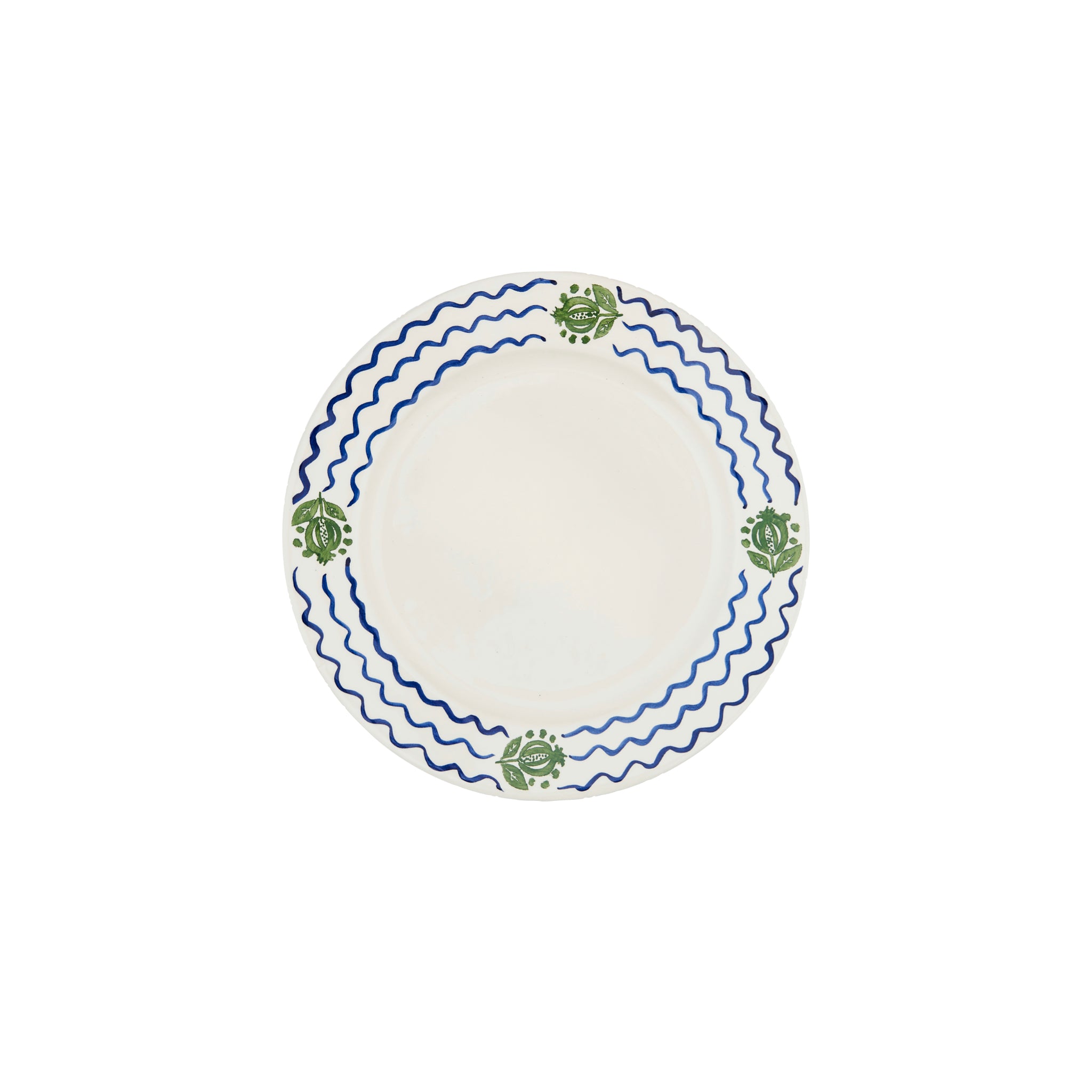 Assiette plate 26cm stitch green-blue - Tecniba