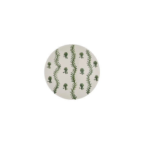 Green Palm Tree Ceramic Small Plate