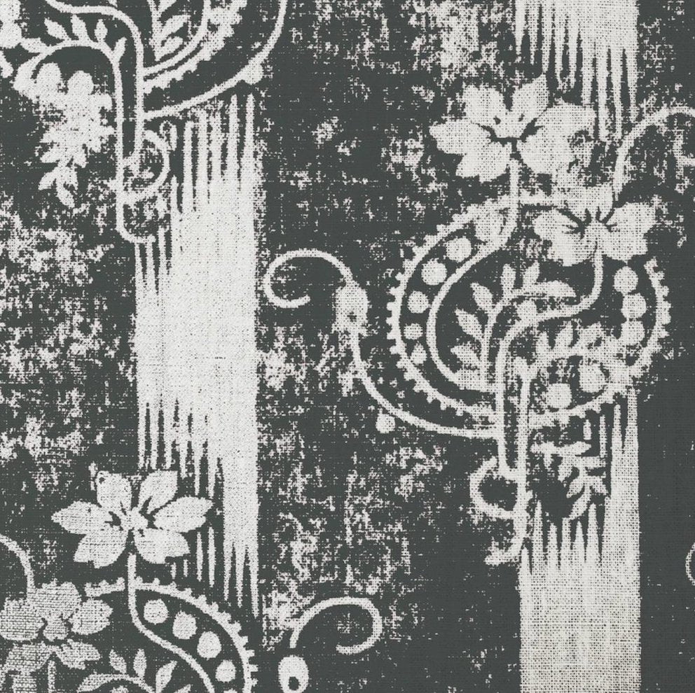 Mallika Charcoal Fabric 1