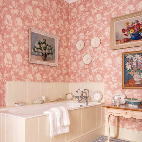 Flowerberry Pink Wallpaper Roll