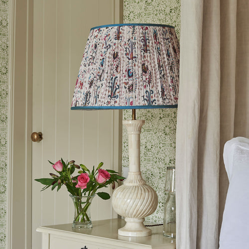 Mughal Lampshade with Pink Trim · Penny Morrison
