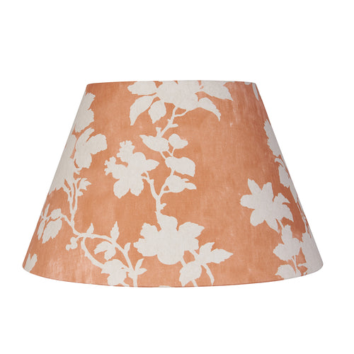 Flowerberry Orange Laminated Pembroke Lampshade