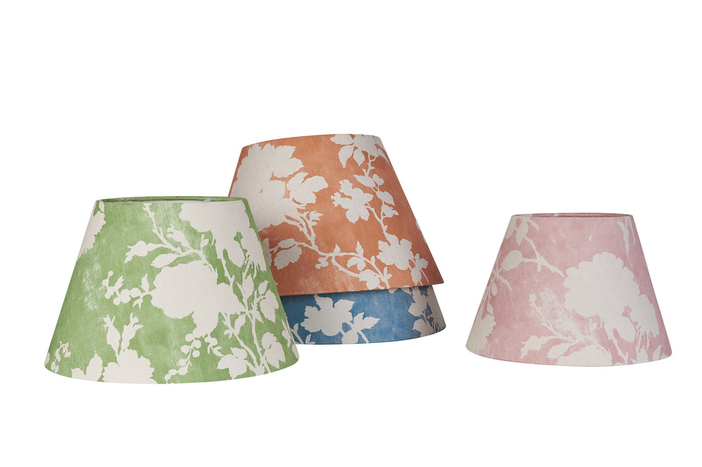 Flowerberry Green Laminated Pembroke Lampshade 3