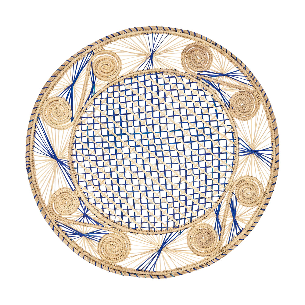 Colombian String Blue Table Mat 1