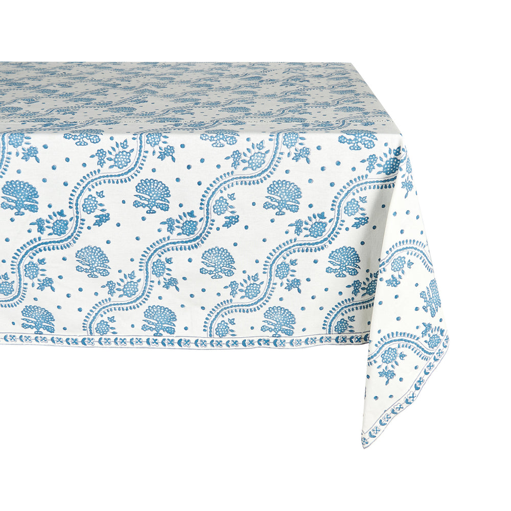 Kalee Blue Tablecloth 1