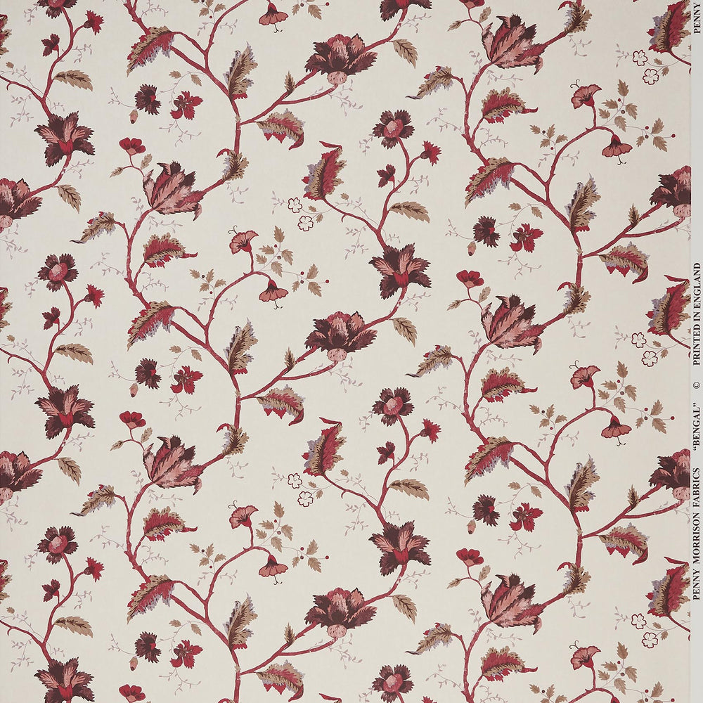 Bengal Garnet Wide-Width Wallpaper Sample 1