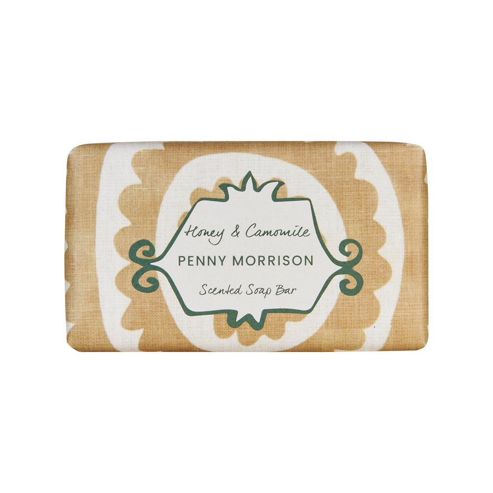 Honey & Camomile Scented Wrapped Soap Bar 1
